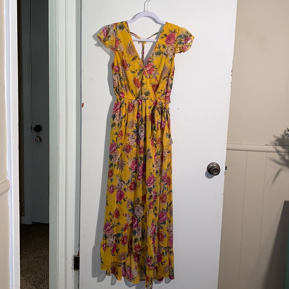 Hi Lo Wrap Dress